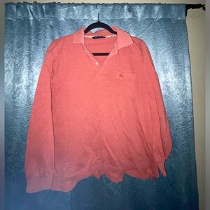 Orange Burberry Polo